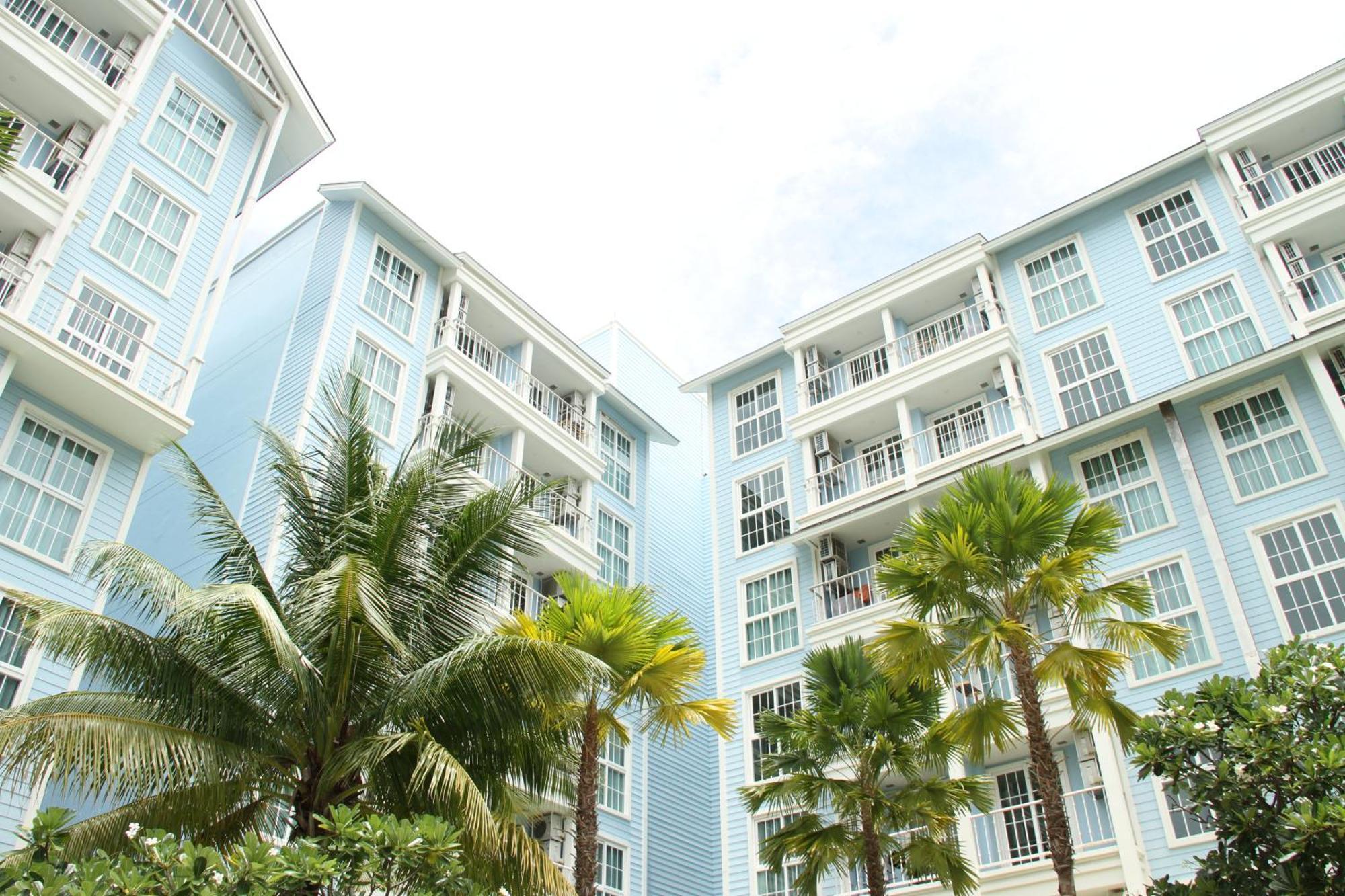 Grand Florida芭提雅带免费游泳池温泉和健身房和办公区水上花园公寓e208 نا جومتين المظهر الخارجي الصورة