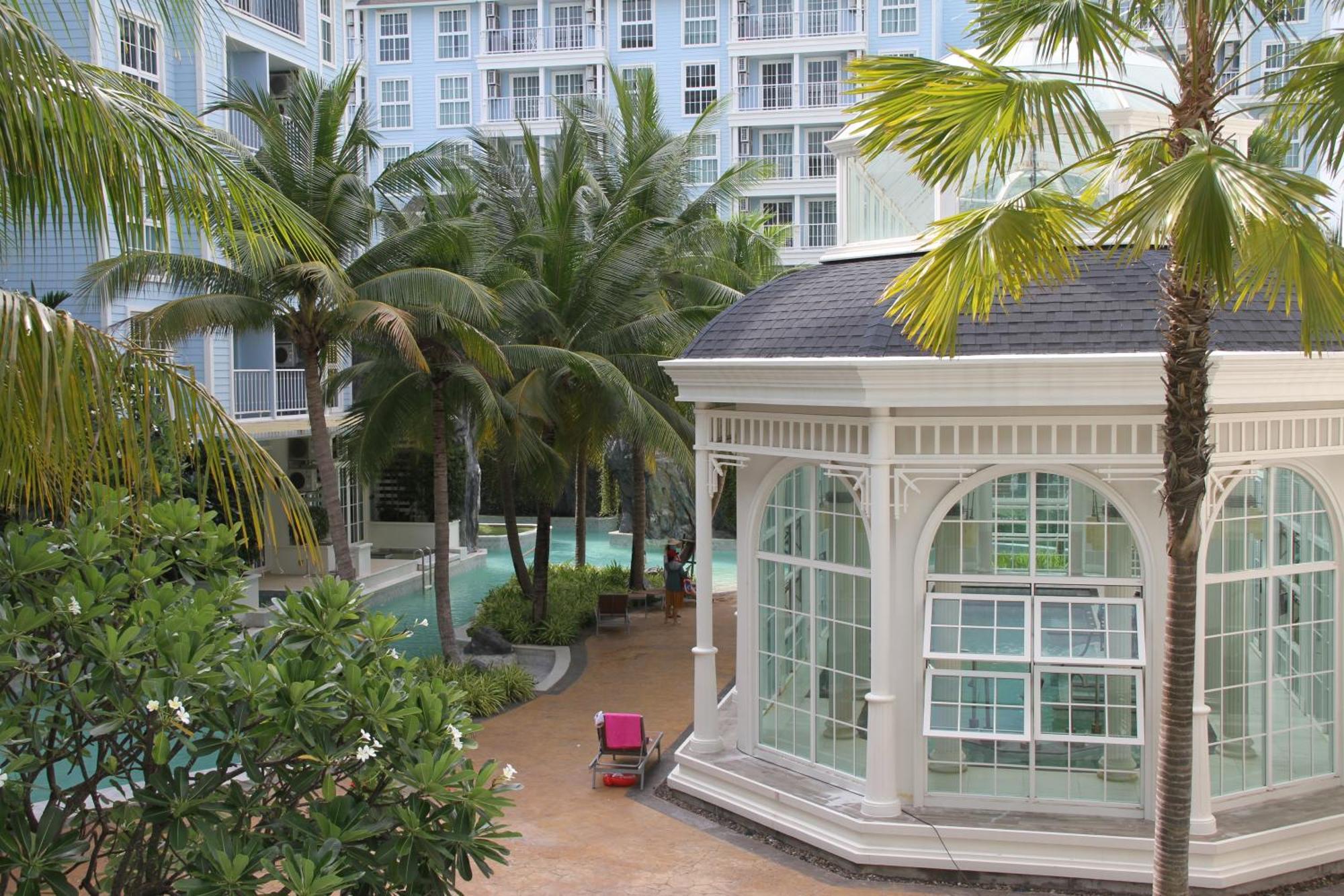 Grand Florida芭提雅带免费游泳池温泉和健身房和办公区水上花园公寓e208 نا جومتين المظهر الخارجي الصورة