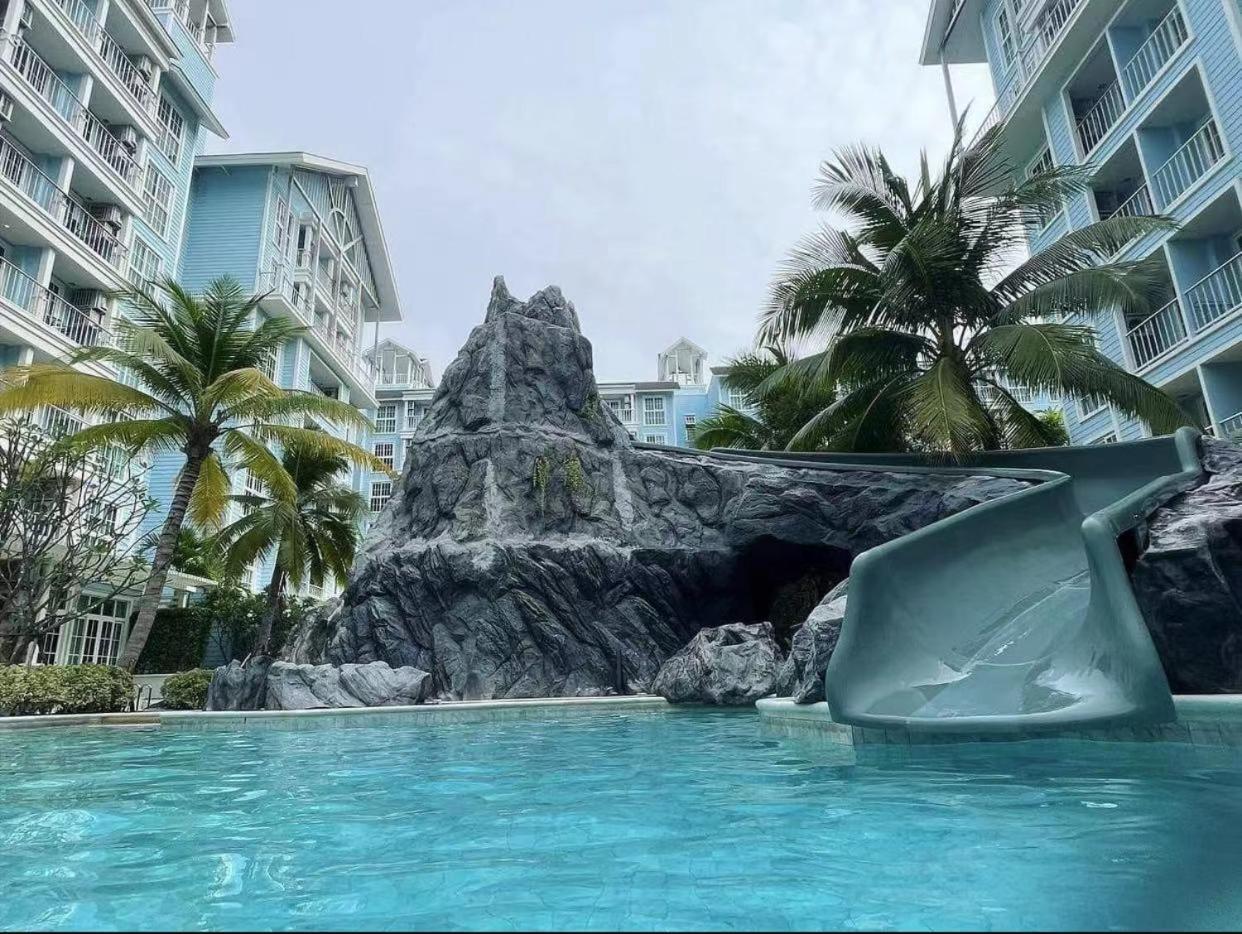 Grand Florida芭提雅带免费游泳池温泉和健身房和办公区水上花园公寓e208 نا جومتين المظهر الخارجي الصورة